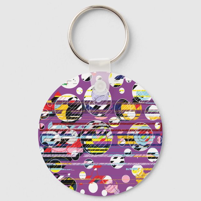 Porte-clés Pourpre de partie (Recto)