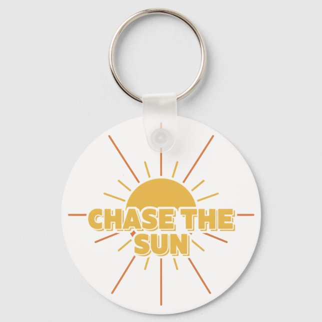 Porte-clés Poursuivre Le Soleil (Recto)
