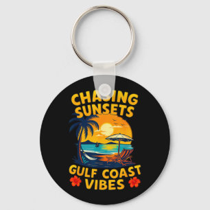 Porte-clés Poursuivre les couchers de soleil vibrations de la