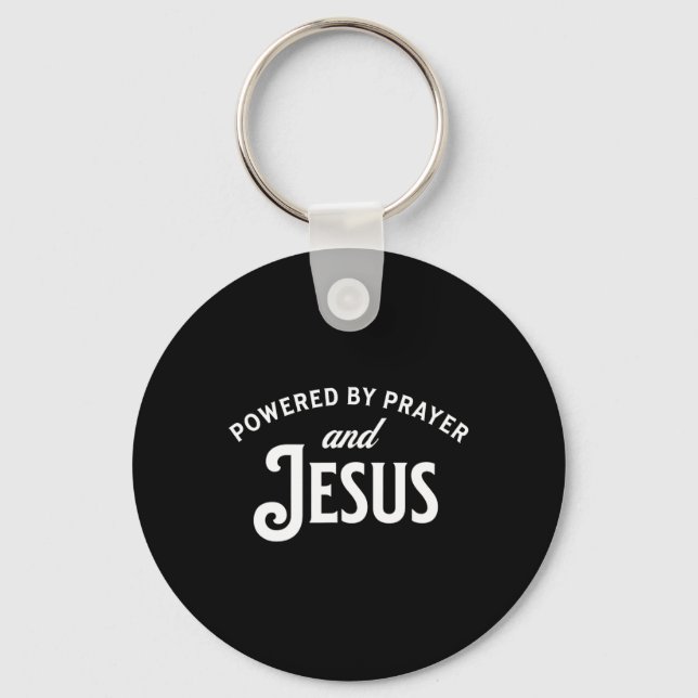 Porte-clés Poussé Par La Prière Et Jésus Noël (Recto)