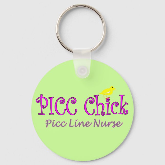Porte-clés Poussette PICC (PICC LINE Insertion NurseGifts) (Recto)