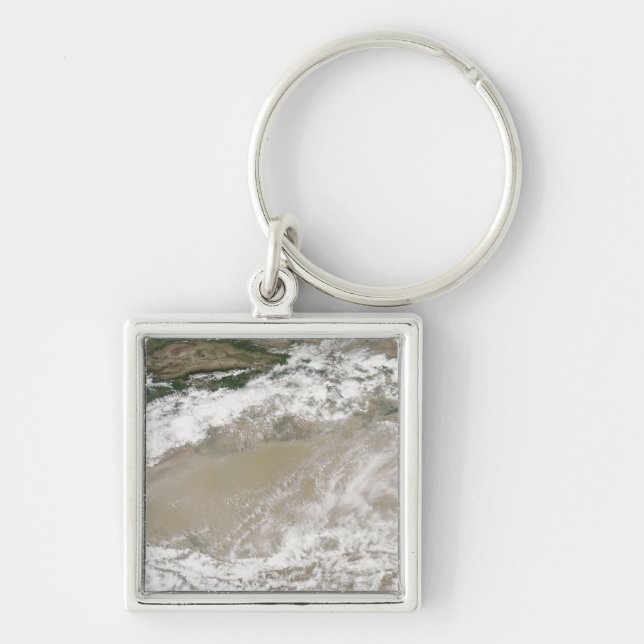 Porte-clés Poussière et nuages planaient au-dessus du Taklima (Devant)