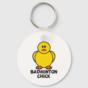 Porte-clés Poussin de badminton