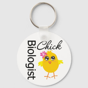 Porte-clés Poussin de biologiste
