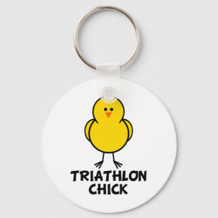 Porte-clés Poussin de triathlon