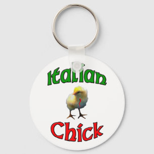Porte-clés Poussin italien avec le klaxon
