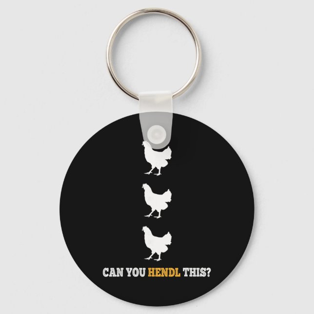 Porte-clés Pouvez-vous gérer ce design de jeu de mots drôle d (Recto)