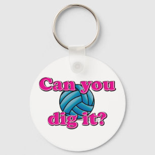 Porte-clés Pouvez-vous le creuser ? Volleyball !