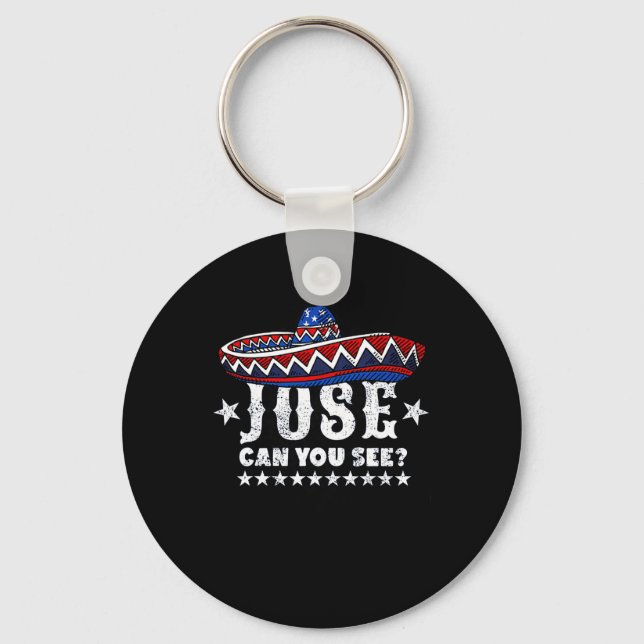 Porte-clés Pouvez-Vous Voir 4 juillet (Recto)