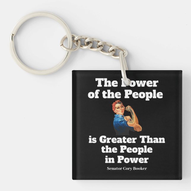 Porte-clés Power of the People (Devant)