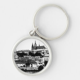 Porte-clés Prague, Ville historique, Château - Art tchèque