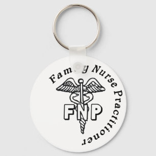 PORTE-CLÉS PRATICIEN DES INFIRMIÈRES FNP CADUCEUS