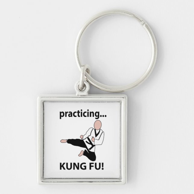 Porte-clés Pratiquant du Kung Fu (Devant)