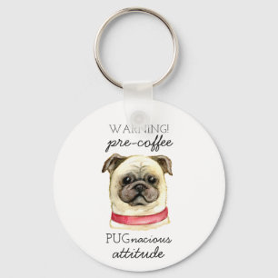 Porte-clés Pré café Pugnacious Attitude avec Carlin