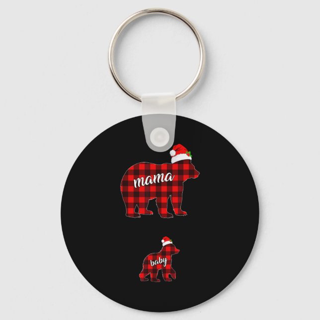 Porte-clés Pregnant Women Mom Mama Bear Pregnancy Christmas P (Recto)