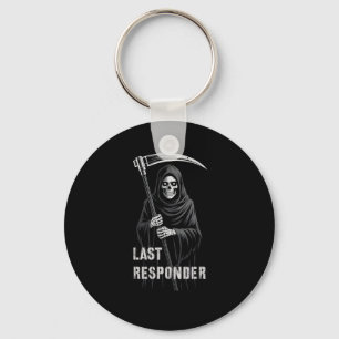 Porte-clés Premier Dernier Répondeur Sarcastique Grim Reaper
