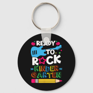 Porte-clés Premier Jour De Maternelle Prêt À Rock Kindergart