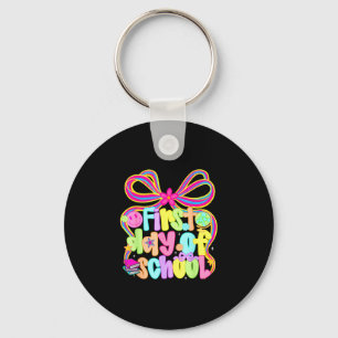 Porte-clés Premier jour de rentrée coquette retour à l'école