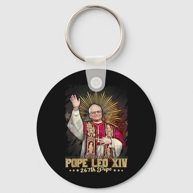 Porte-clés Premier Pape D'Amérique À Chicago Da Pope (Recto)