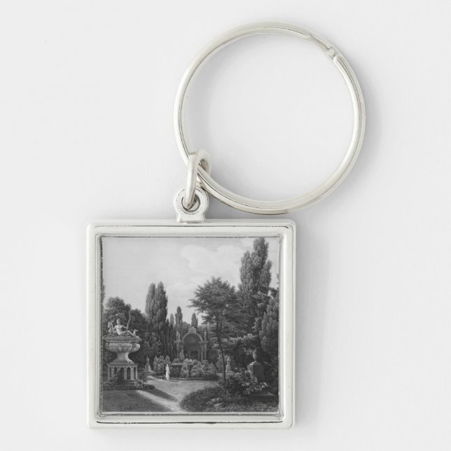 Porte-clés Première vue du grand jardin (Devant)