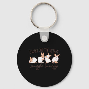 Porte-clés Prendre Soin Des Bunnies Les Plus Cuttes