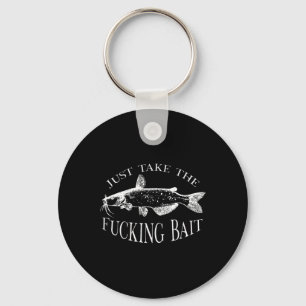 Porte-clés Prenez juste cette putain de Byit poisson-chat Art