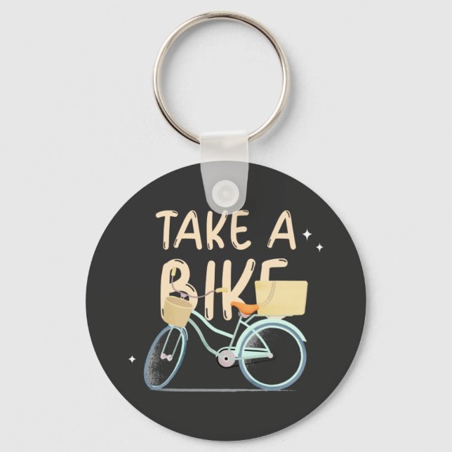 Porte-clés Prenez Un Vélo (Recto)