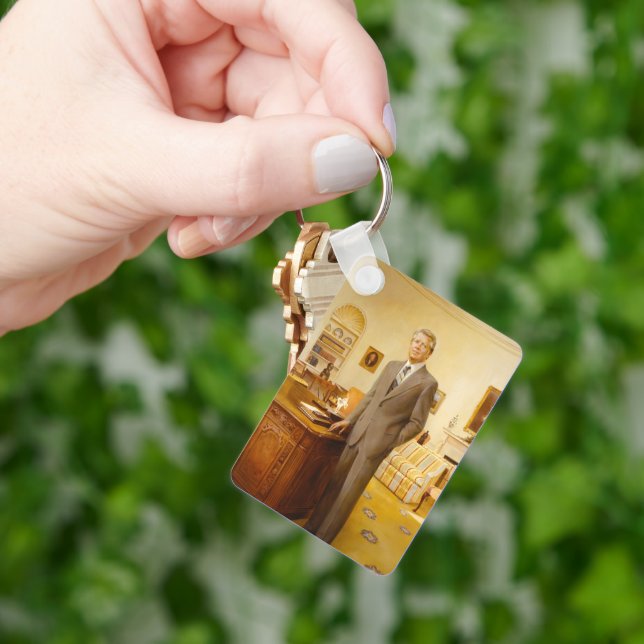 Porte-clés Président américain James Earl Carter Bureau Ovale (main)
