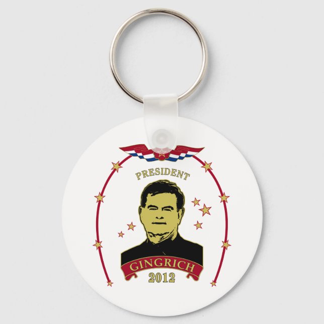 Porte-clés Président Gingrich 2012 (Recto)