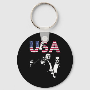 Porte-clés Président Lutte Lutte Pour les États-Unis 4 Juille