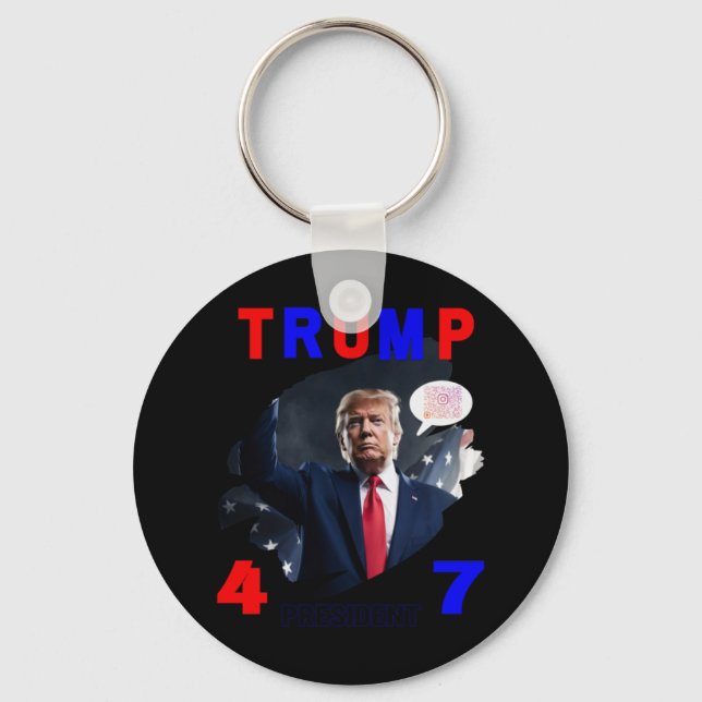 Porte-clés Président Trump #47 (Recto)
