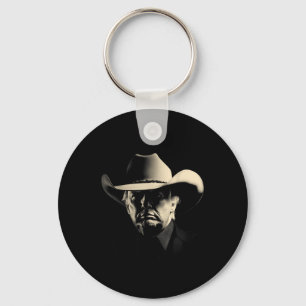 Porte-clés Président Trump Head Cowboy Usa 2024 Vote