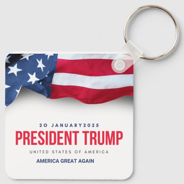 Porte-clés Président Trump Porte - clé (Dos)