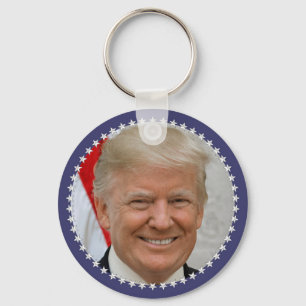 Porte-clés Président Trump Portrait (XT-20181023-1520-V2)