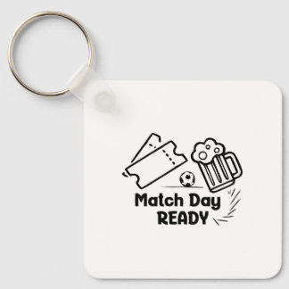 Porte-clés Prêt pour le jour du match