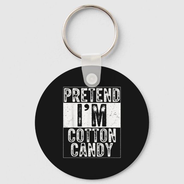 Porte-clés Pretend I'm Cotton Candy Family Women Men Costume  (Recto)
