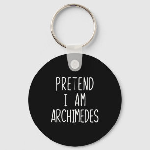 Porte-clés Prétendre Im Archimedes Costume Halloween Lazy Adu
