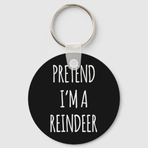 Porte-clés Prétendre Que Je Suis Un Reindeer Costume De Noël