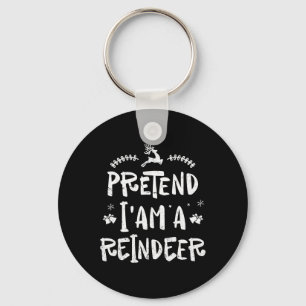 Porte-clés Prétendre Que Je Suis Un Reindeer Hommes Femmes Fa