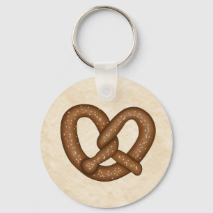 Porte-clés Pretzel avec Porte - clé Bkgd Beige