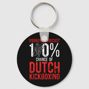 Porte-clés Prévisions de week-end 100% de chance de Muay Thai