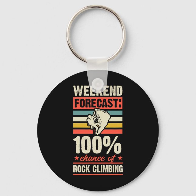 Porte-clés Prévisions de week-end 100 pour cent de chances d' (Recto)