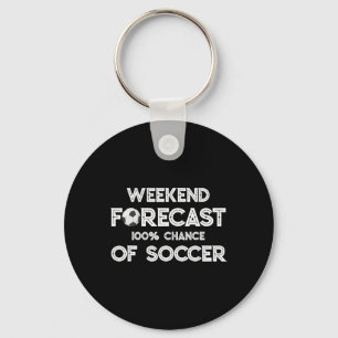 Porte-clés Prévisions de week-end pour amateur de football dr