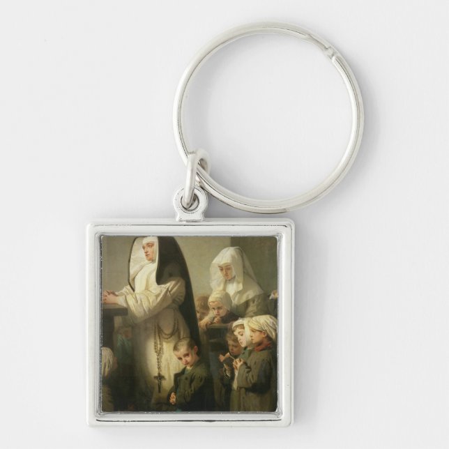 Porte-clés Prière des enfants souffrant de la teigne (Devant)