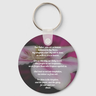 Porte-clés Prière du Seigneur Notre Père Clematis Inspiration