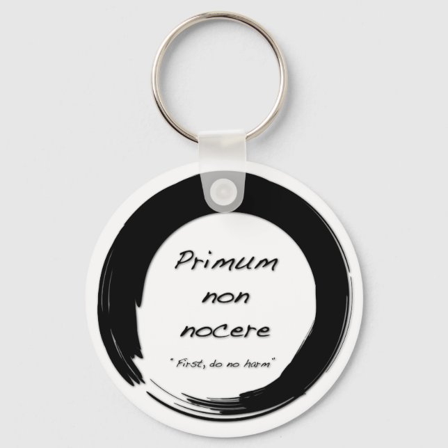 Porte-clés Primum Non Nocere (Recto)