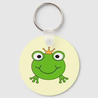 Porte-clés Prince des grenouilles. Grenouille souriante avec