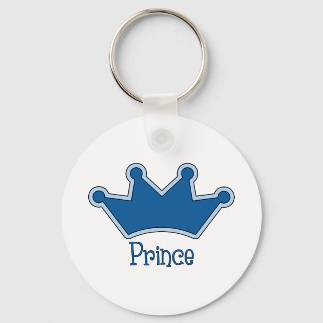 Porte-clés Prince personnalisable - Couronne (Recto)