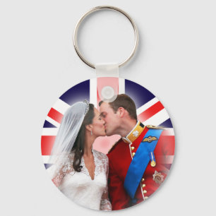 Porte-clés Prince William & Kate Porte - clé Mariage royal