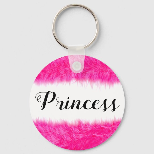 Porte-clés "Princess Pink Fluff" (Recto)